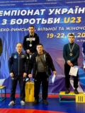 Борці Донеччини здобули 6 медалей чемпіонатів України U23 на Закарпатті